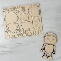 Build a Robot Pop-Out Card - Glowforge