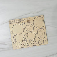 Build a Robot Pop-Out Card - Glowforge