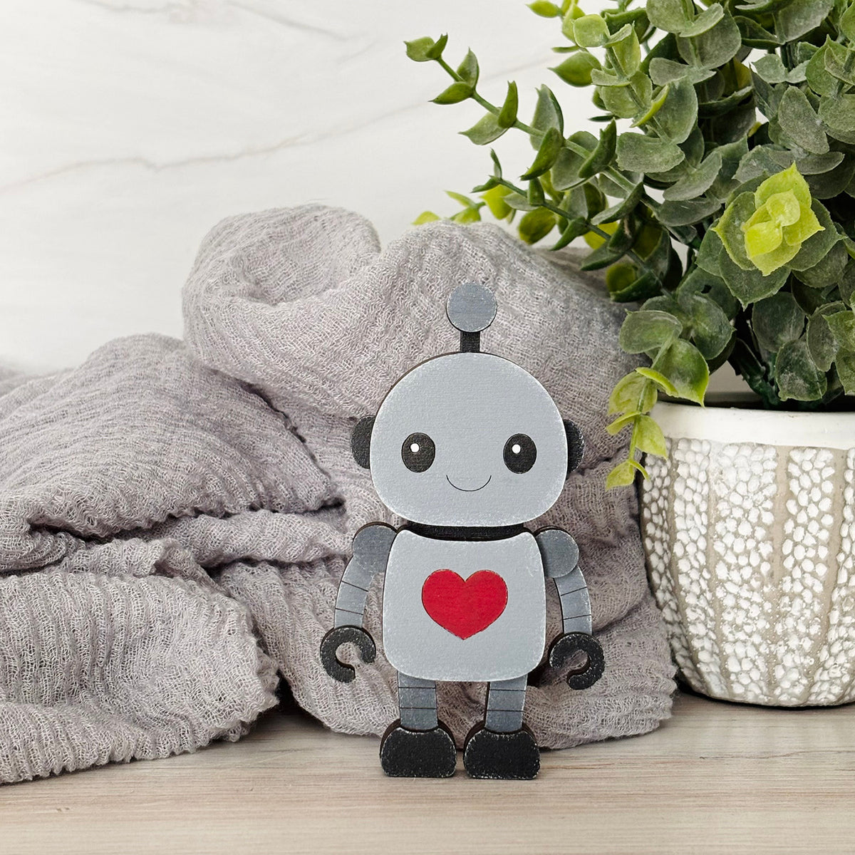 Build a Robot Pop-Out Card (Heart) - Glowforge