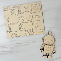 Build a Robot Pop-Out Card (Heart) - Glowforge