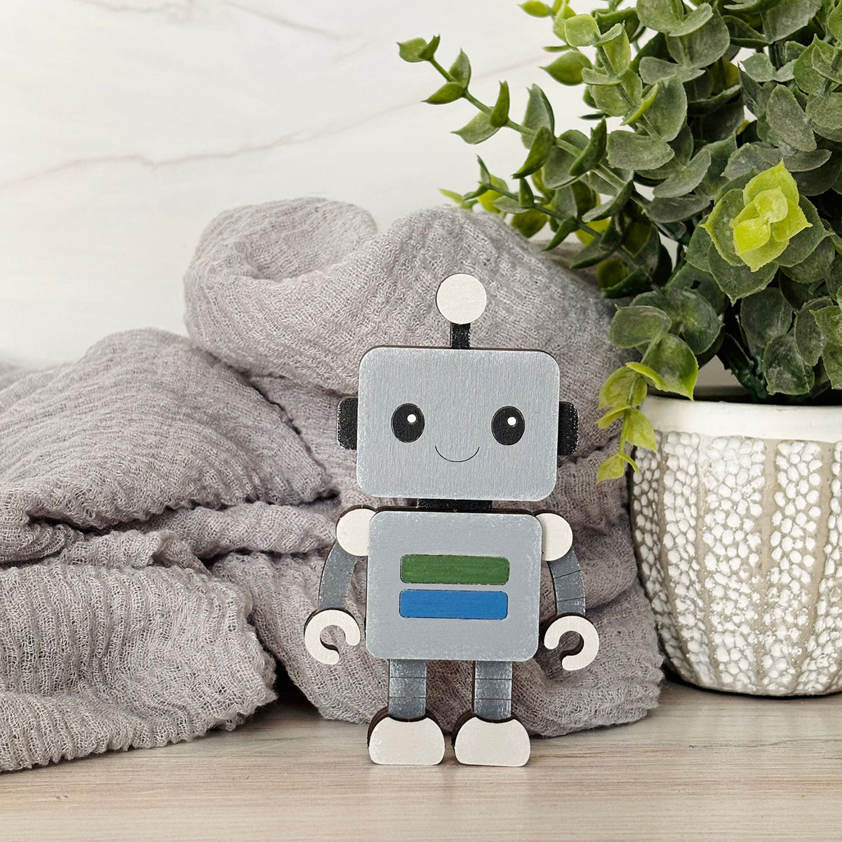 Build a Robot Pop-Out Card (Square) - Glowforge