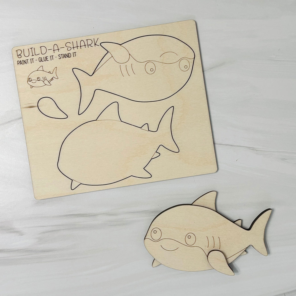 Build a Shark Pop-Out Card - Glowforge