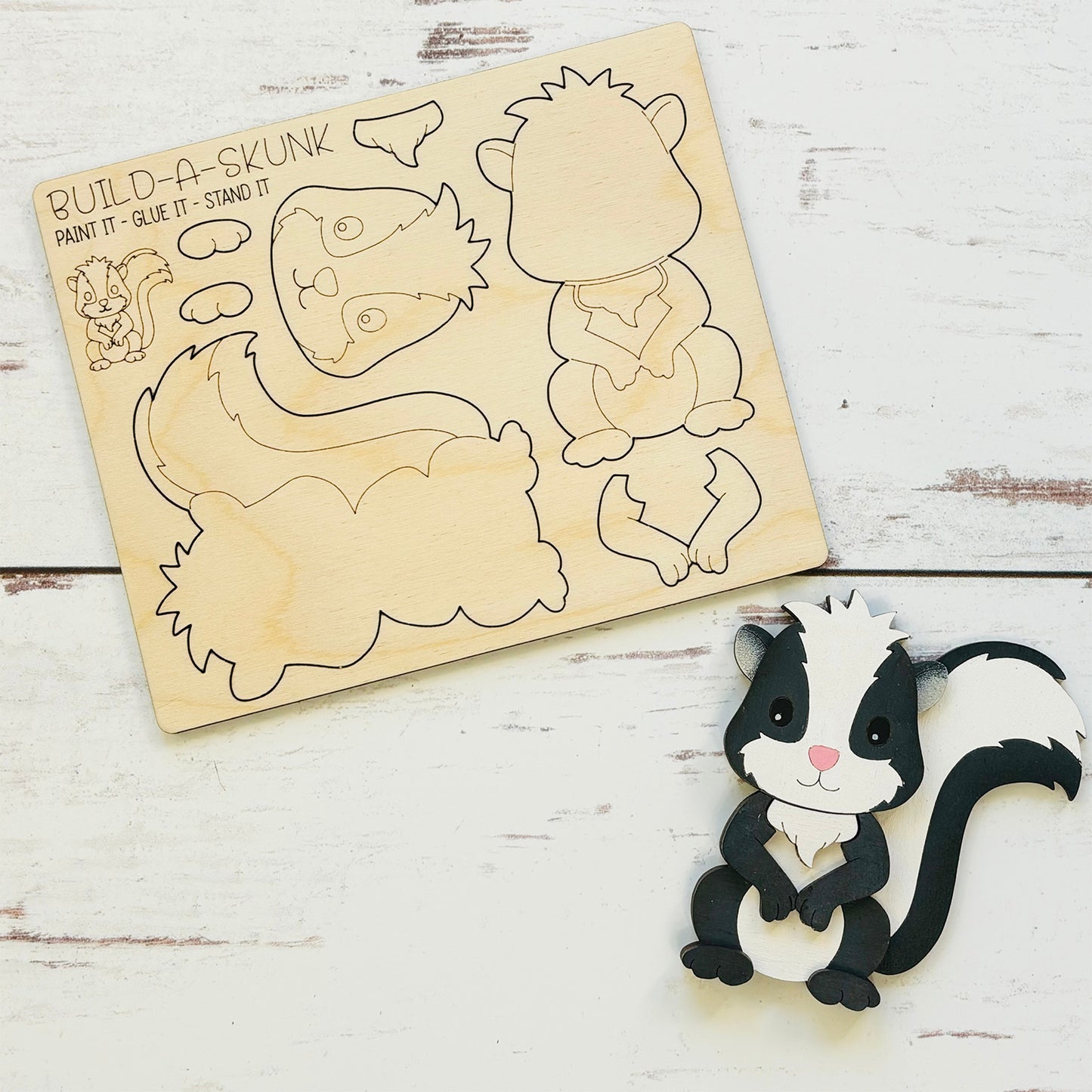 Build a Skunk Pop-Out Card