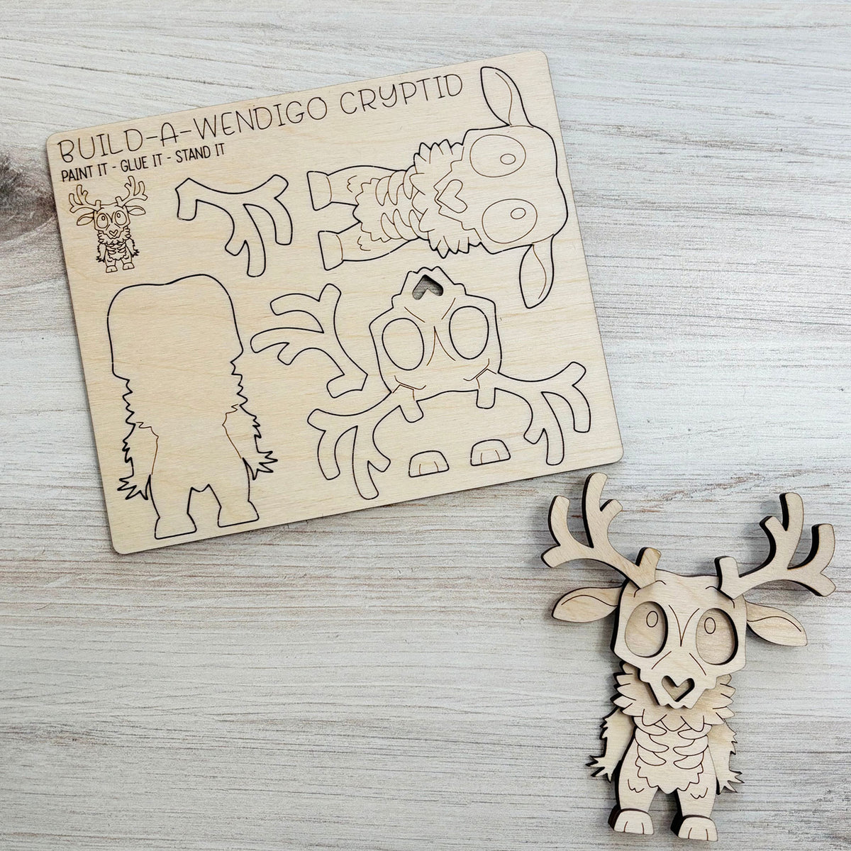 Build a Wendigo Pop-Out Card - Glowforge