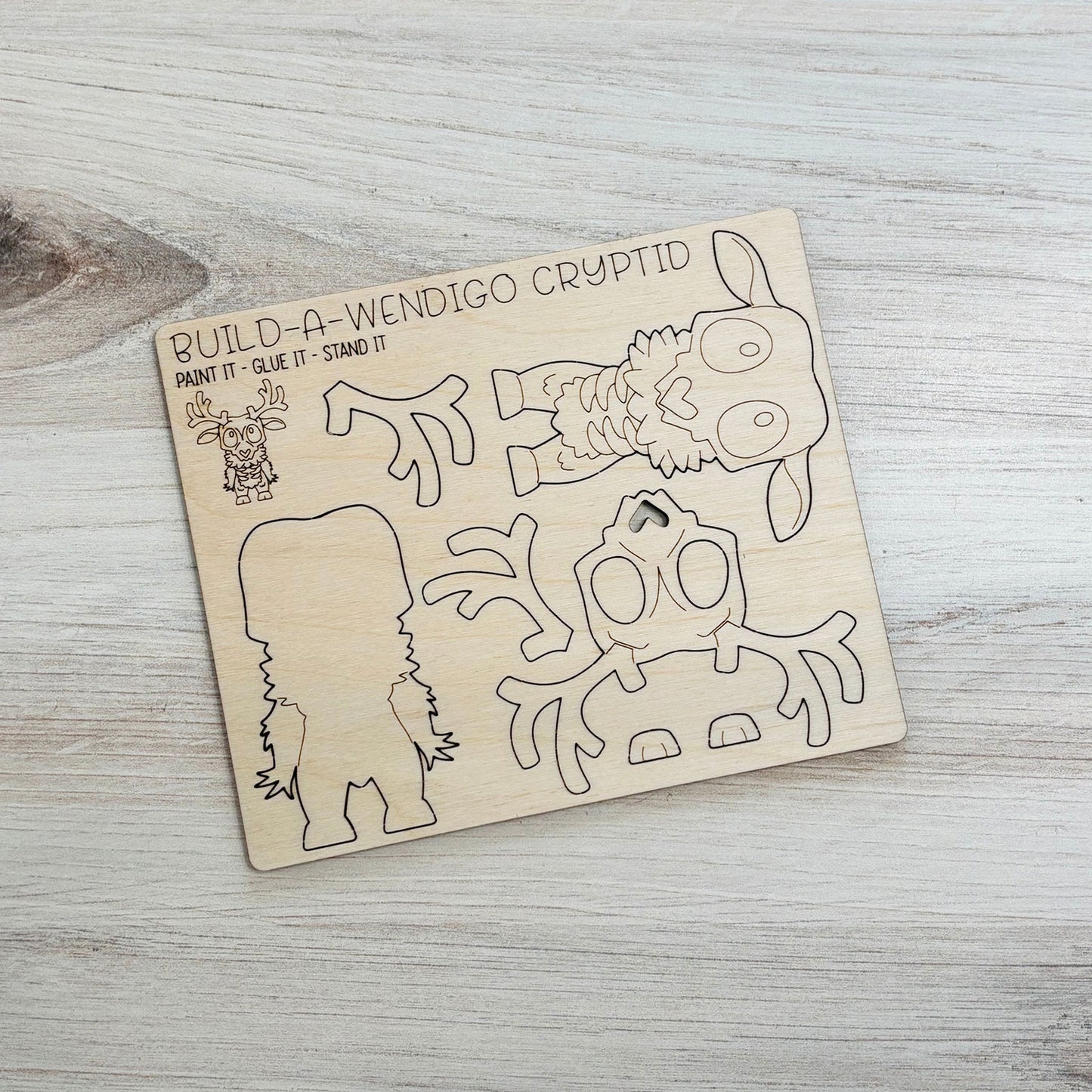 Build a Wendigo Pop-Out Card - Glowforge
