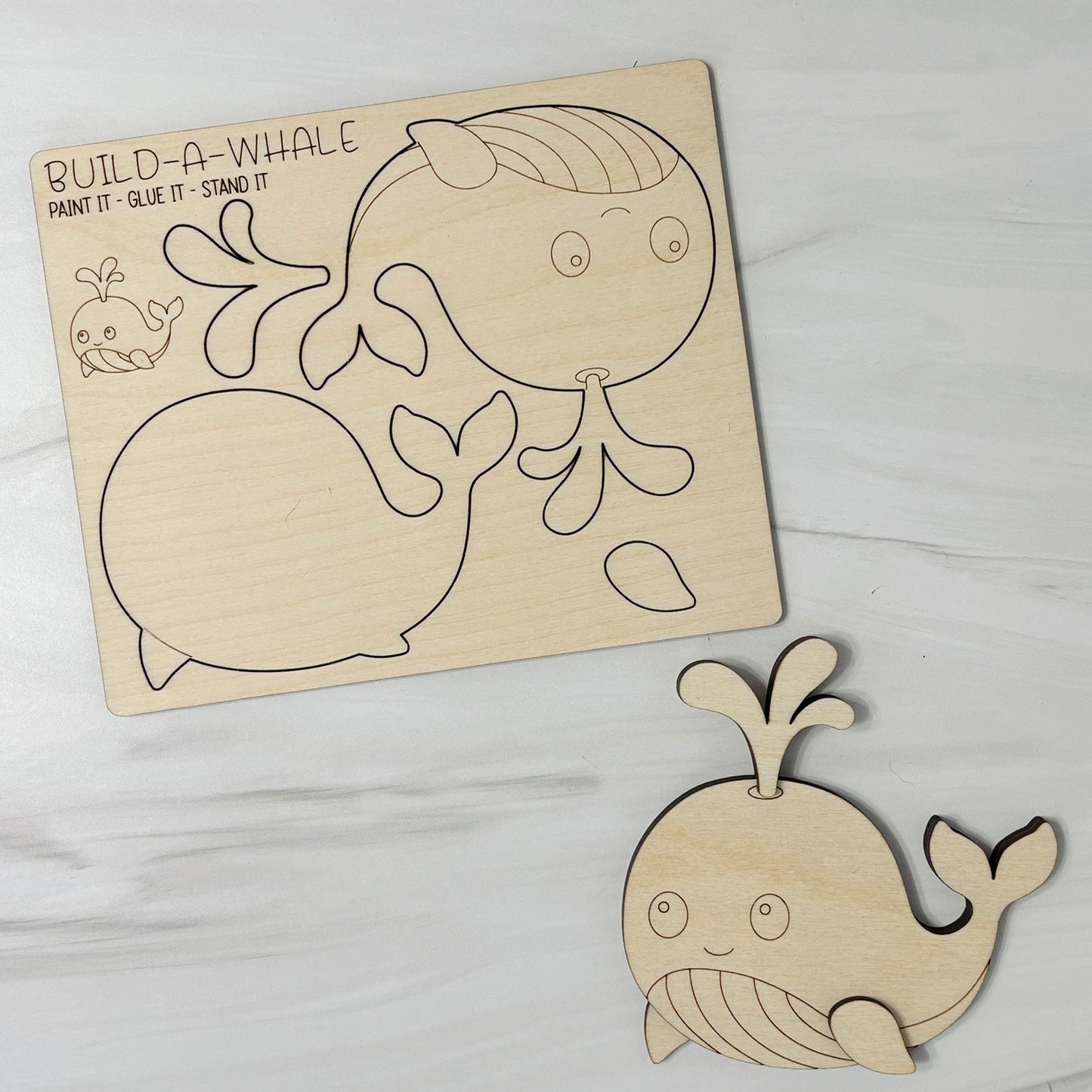 Build a Whale Pop-Out Card - Glowforge