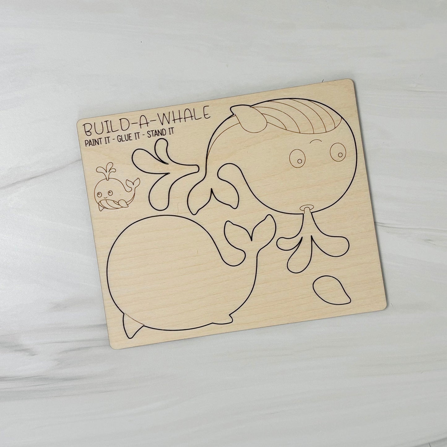 Build a Whale Pop-Out Card - Glowforge