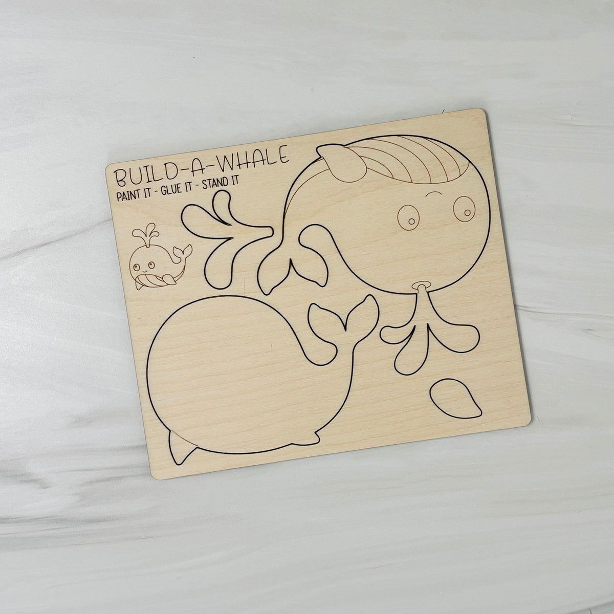 Build a Whale Pop-Out Card - Glowforge