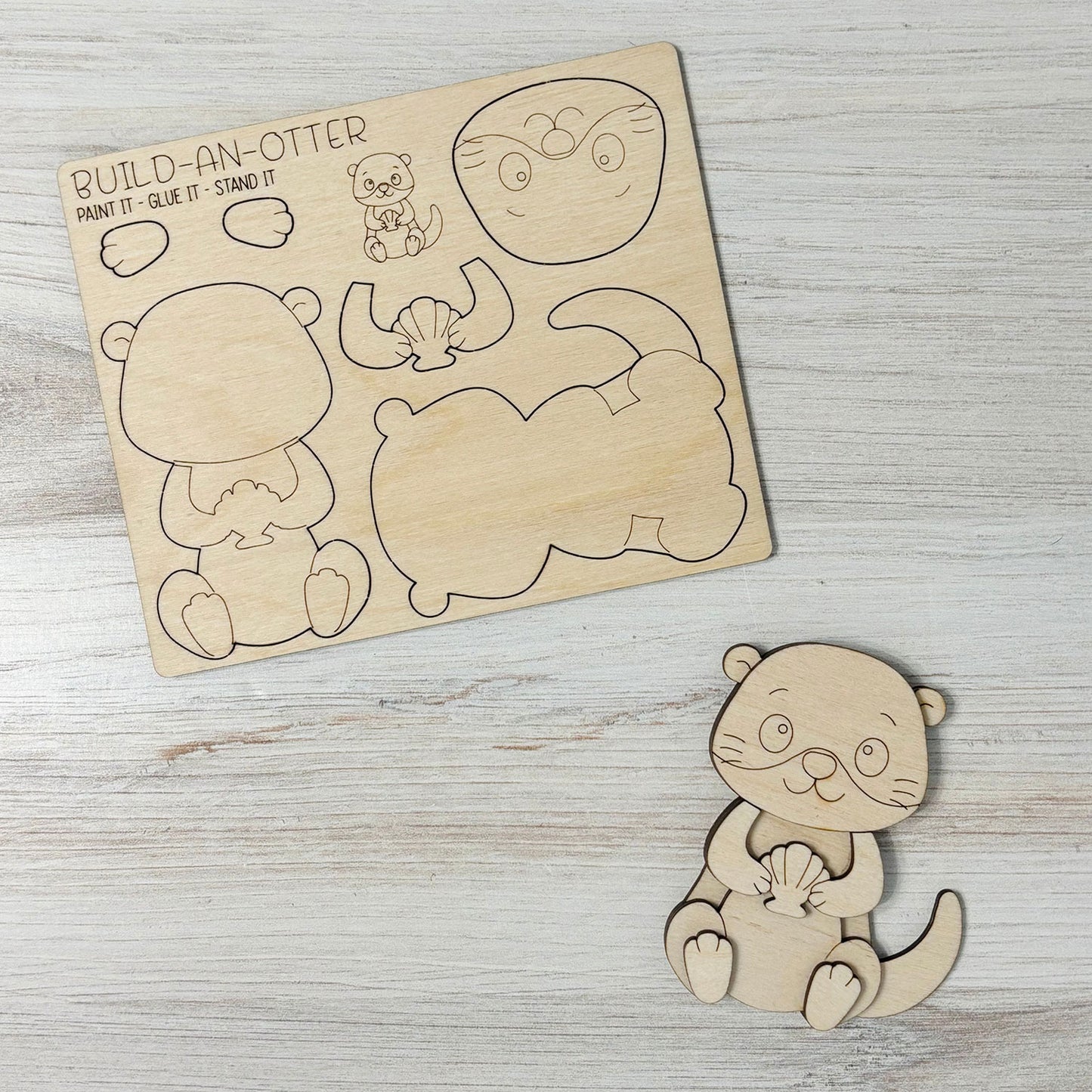 Build an Otter Pop-Out Card - Glowforge