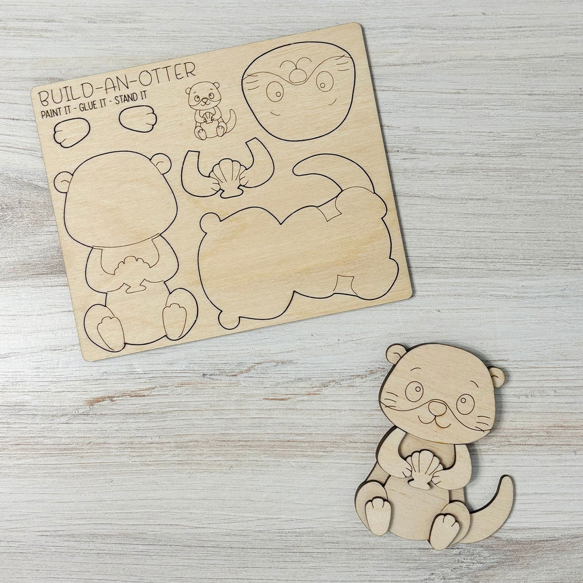 Build an Otter Pop-Out Card - Glowforge