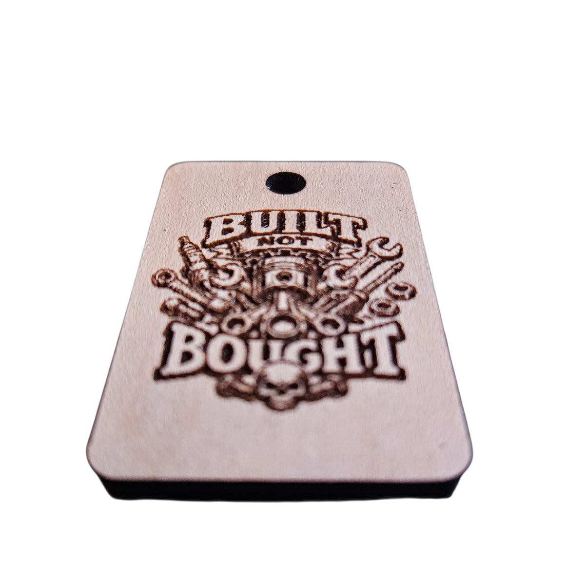 Built Not Bought Keychain #3 - Glowforge