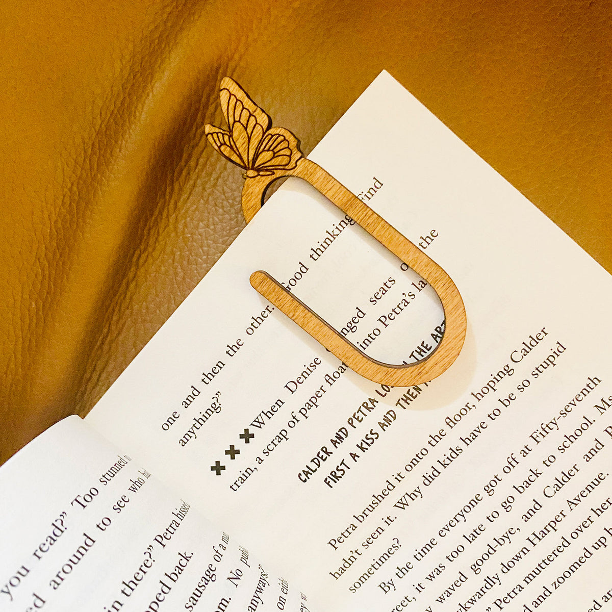 Butterfly Paperclip Bookmark - Glowforge