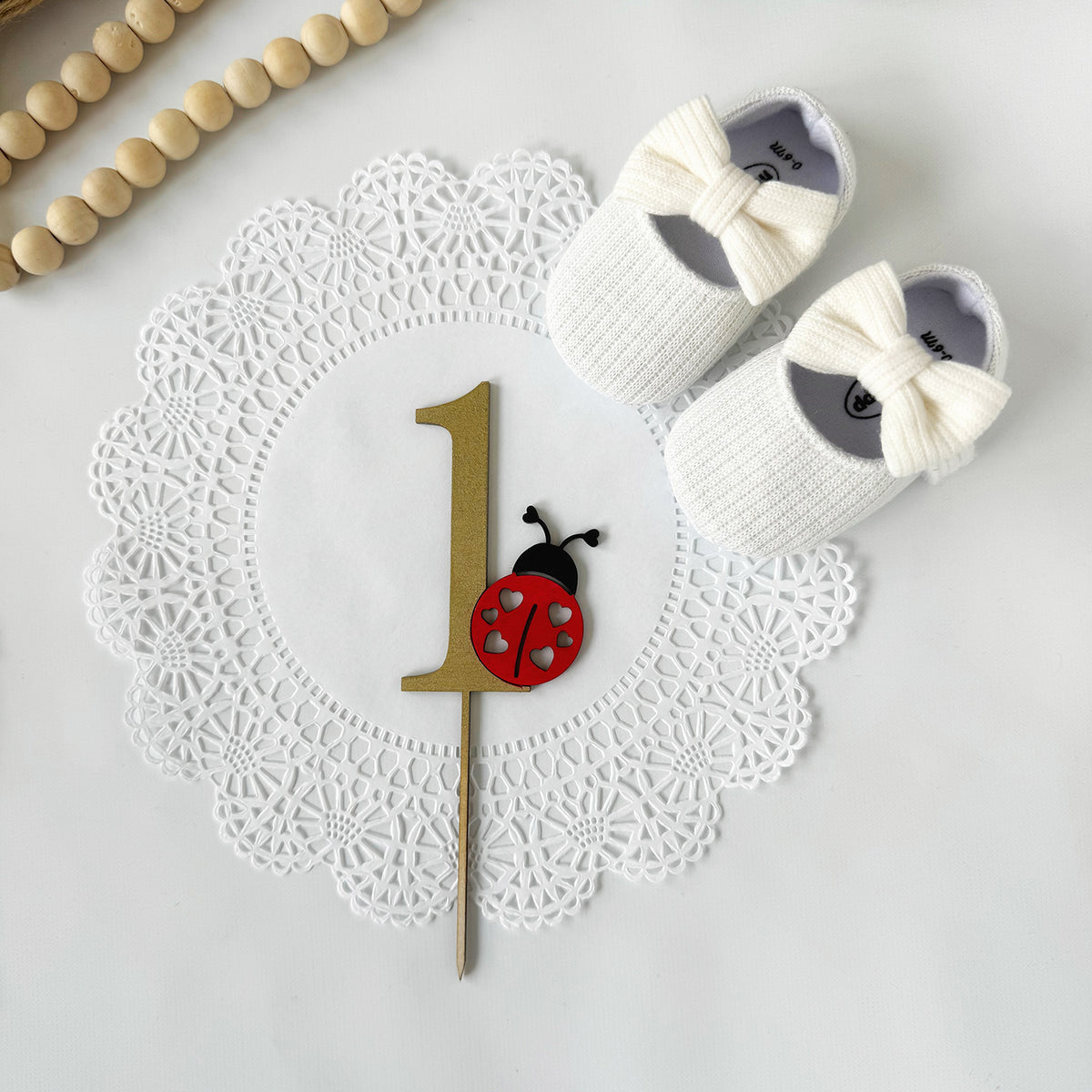 Cake and Cupcake Toppers for Baby's First Birthday with Adorable Ladyb – Glowforge Shop cake-and-cupcake-toppers-for-baby-s-first-birthday-with-adorable-ladyb-glowforge-shop