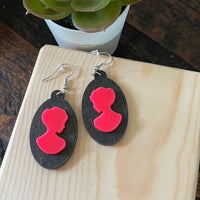 Cameo Dangle Earrings - Glowforge