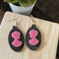 Cameo Dangle Earrings - Glowforge