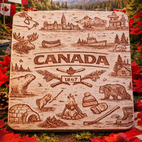 Canada Coaster Design - Glowforge