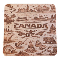 Canada Coaster Design - Glowforge