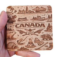 Canada Coaster Design - Glowforge
