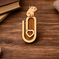 Capybara Paperclip Bookmark - Glowforge