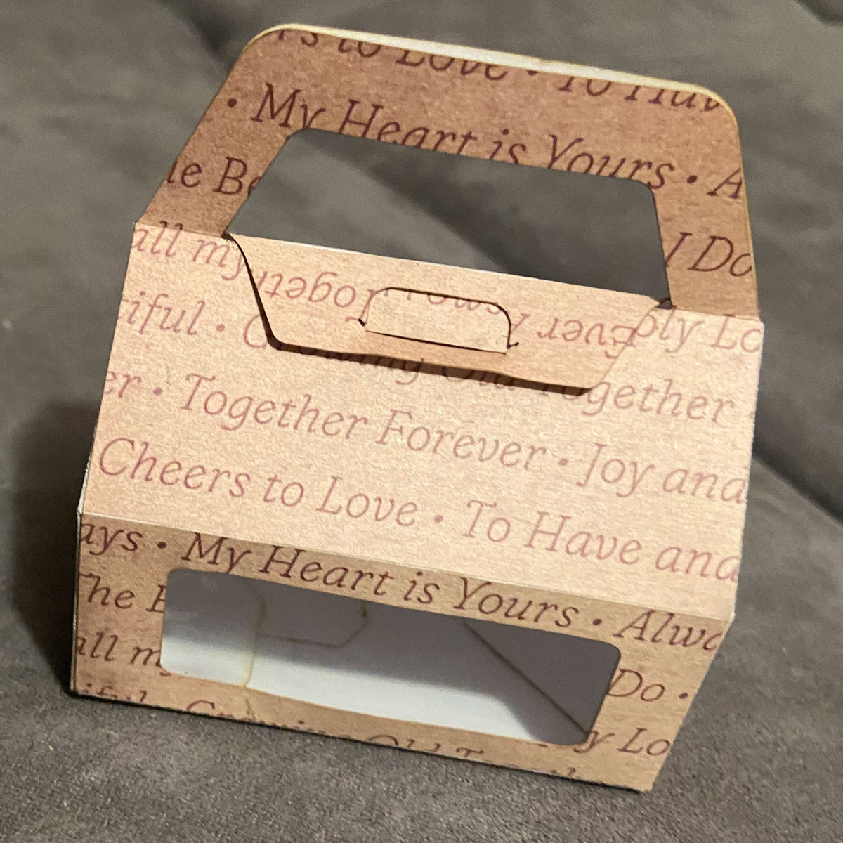Carrier Tab Window Box - Glowforge