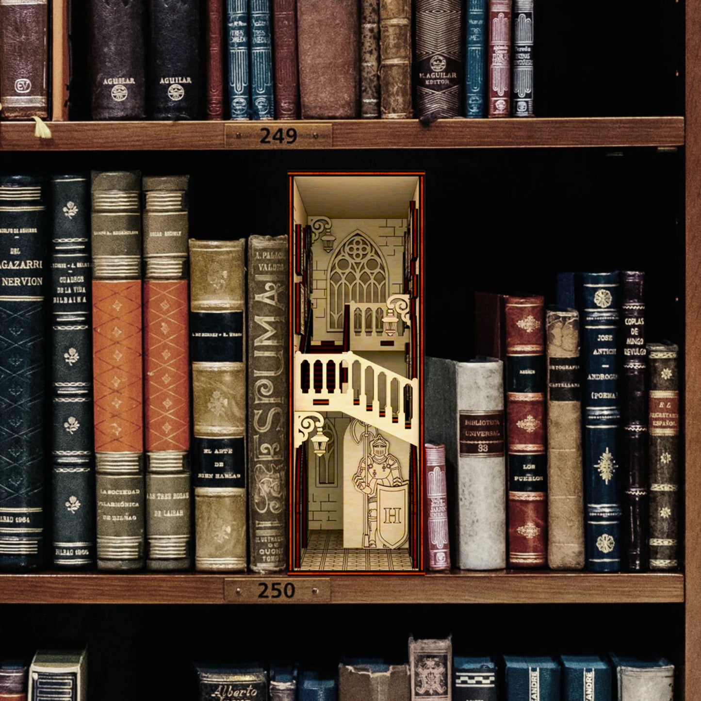 Enchanting Miniature Castle Book Nook for Your Bookshelf – Glowforge Shop