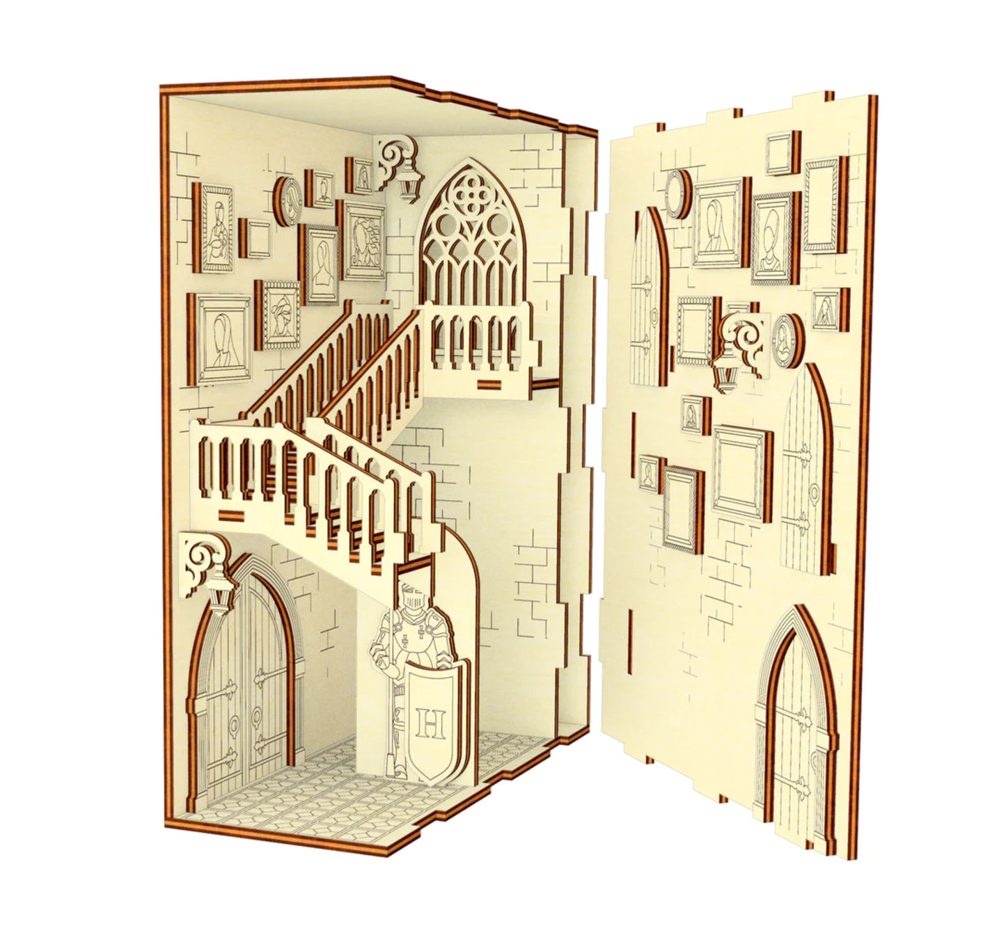 Enchanting Miniature Castle Book Nook for Your Bookshelf