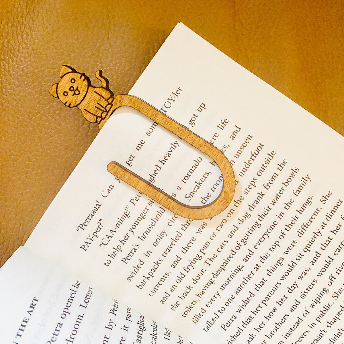 Cat Paperclip Bookmark - Glowforge