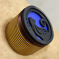 Cat Silhouette Circular Night Light - Glowforge