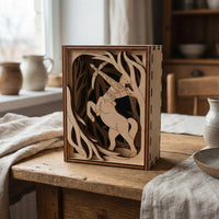 Centaur Mini Diorama - Mythical Fantasy Scene for Display - Glowforge