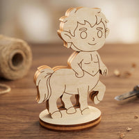 Centaur Tabletop Miniature - Mythical Half-Horse Warrior Figurine - Glowforge