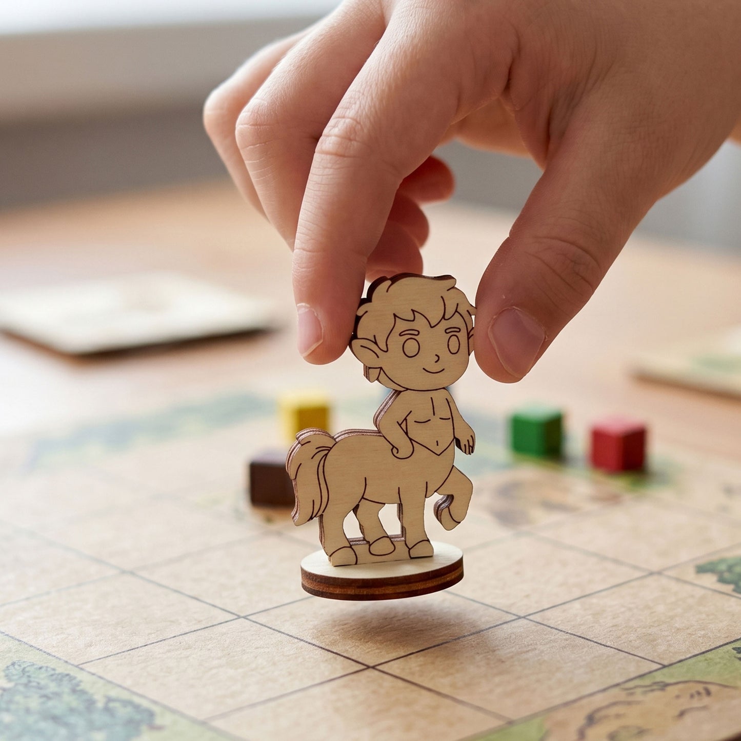Centaur Tabletop Miniature - Mythical Half-Horse Warrior Figurine - Glowforge