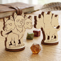 Cerberus Three-Headed Dog – Mythical Guardian Hellhound Tabletop Miniature - Glowforge