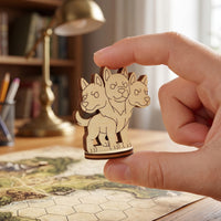 Cerberus Three-Headed Dog – Mythical Guardian Hellhound Tabletop Miniature - Glowforge