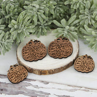 Cheetah, Leopard and Zebra Print Pumpkin Earrings (Set of 2 Sizes) - Glowforge