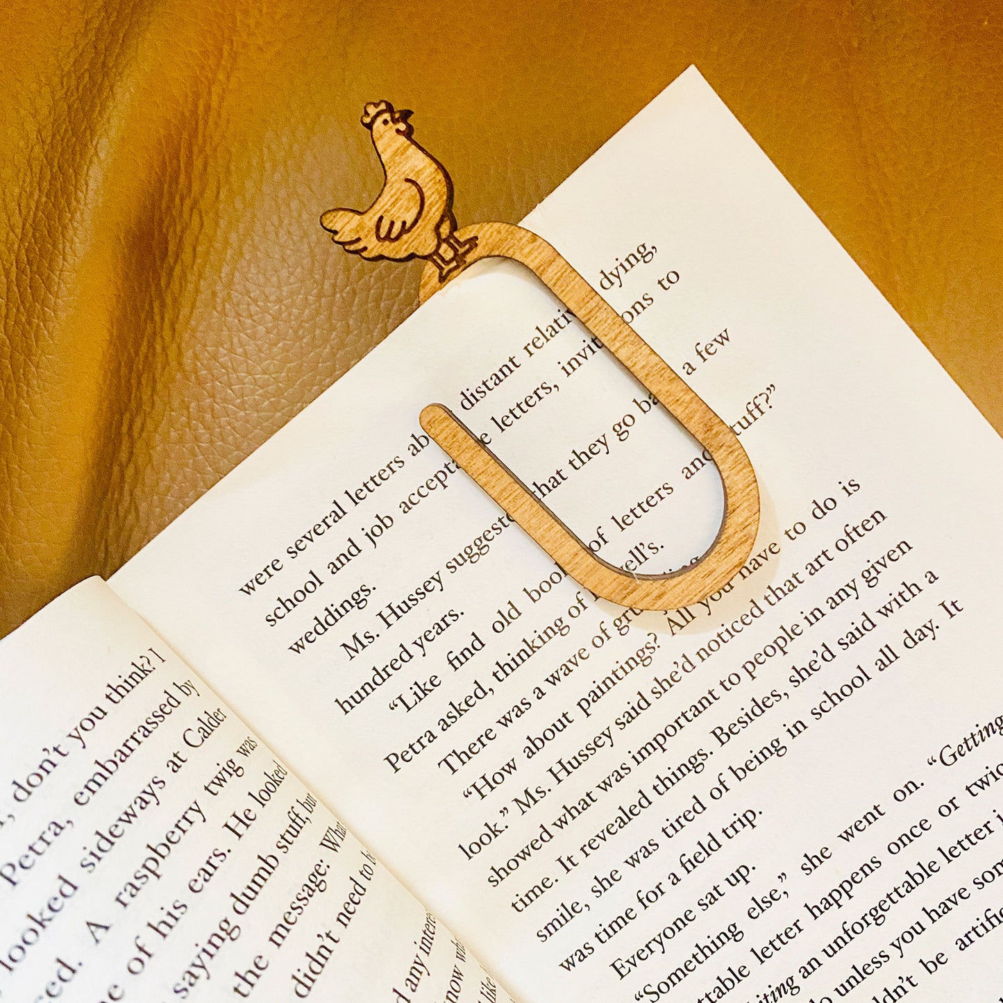 Chicken Paperclip Bookmark