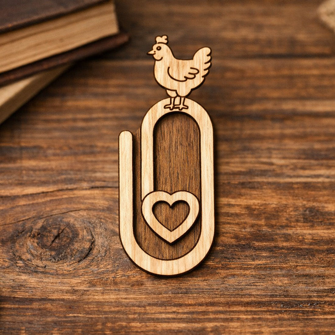 Chicken Paperclip Bookmark