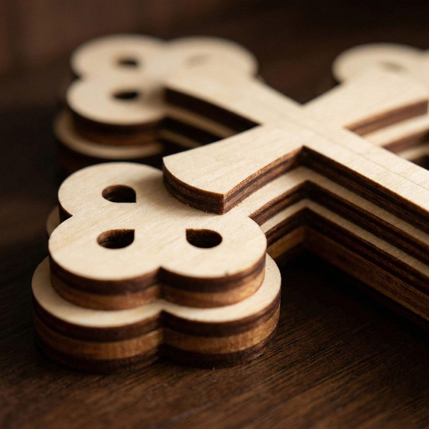 Christianity Layered Crosses (Set of 10) Religious Designs - Glowforge