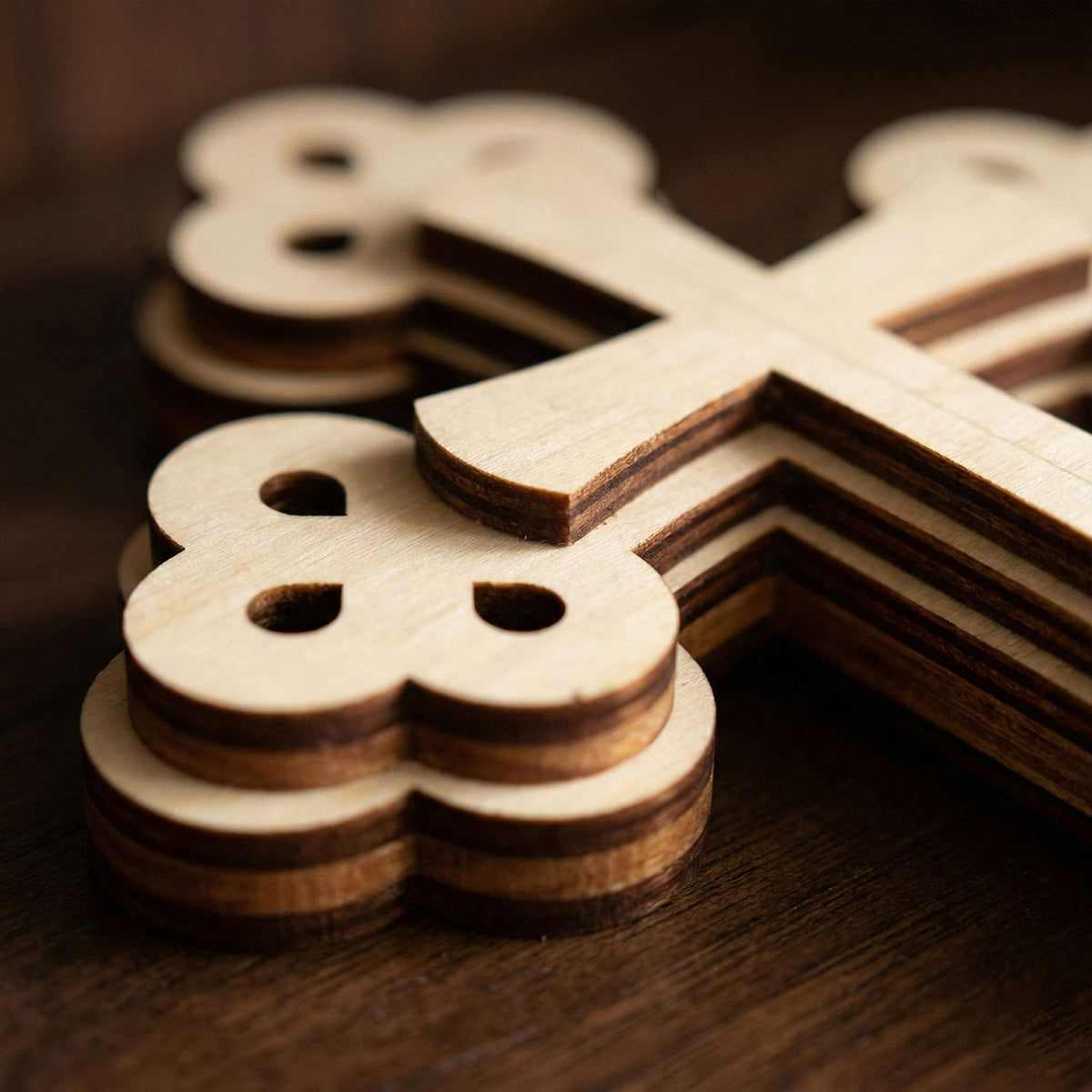 Christianity Layered Crosses (Set of 10) Religious Designs - Glowforge