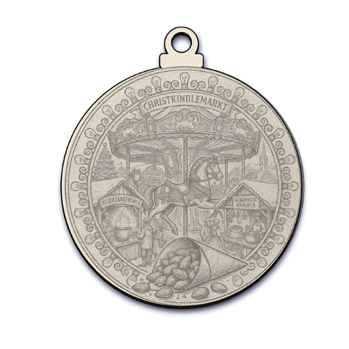 Christkindlmarkt Carousel Ornament - Glowforge