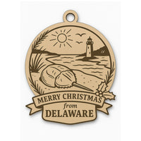 Christmas Across America Ornament  - Delaware - Glowforge