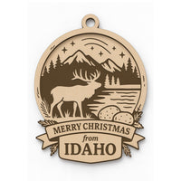 Christmas Across America Ornament - Idaho - Glowforge