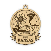 Christmas Across America Ornament - Kansas