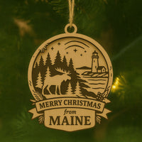 Christmas Across America Ornament - Maine