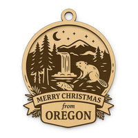 Christmas Across America Ornament - Oregon - Glowforge