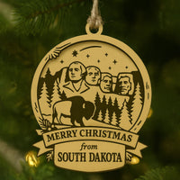 Christmas Across America Ornament - South Dakota - Glowforge