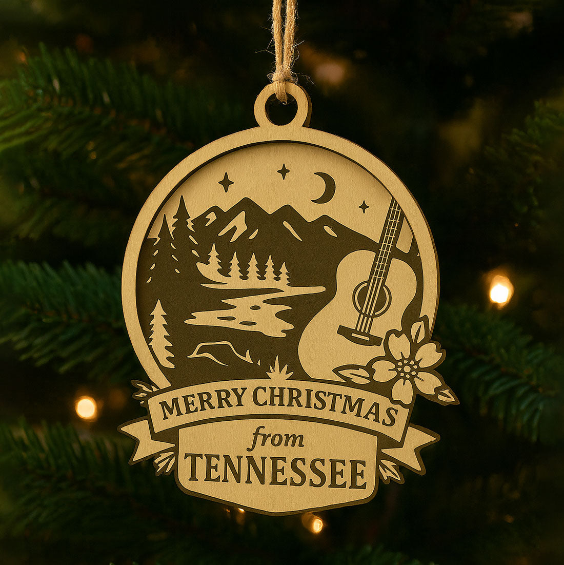 Christmas Across America Ornament - Tennessee - Glowforge