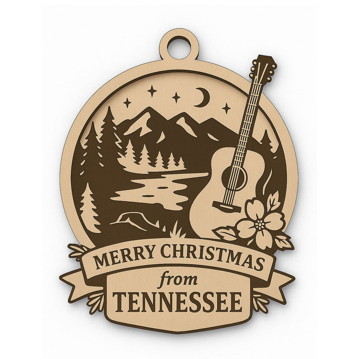 Christmas Across America Ornament - Tennessee - Glowforge