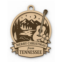 Christmas Across America Ornament - Tennessee - Glowforge