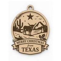 Christmas Across America Ornament - Texas