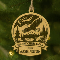 Christmas Across America Ornament - Washington - Glowforge